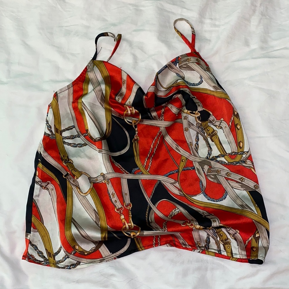 Cowlneck scarf top